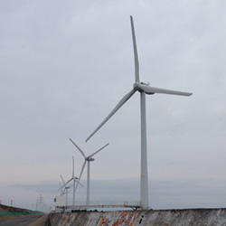 風力発電の制御盤製造実績
